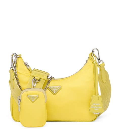 baguette shoulder bag prada|Prada nylon shoulder bag price.